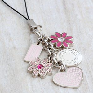 NWOT COACH Multi Charm Lanyard